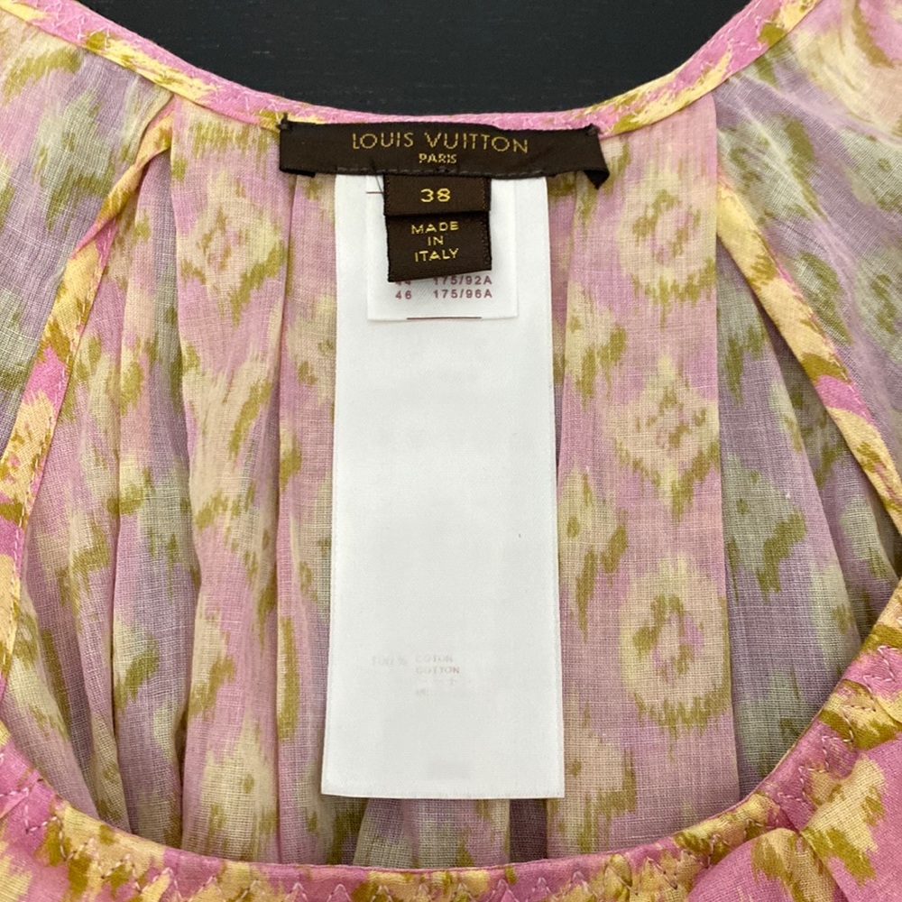 Louis Vuitton LV Monogram Ruffle Layered Mini Dress - 38 - Picture 15 of 16